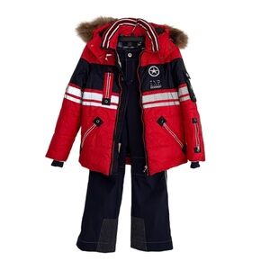 Bogner Kids (Boys) Winter Jacket&Pants Set–Ski/Après-Ski Style, Size S (Germany)
